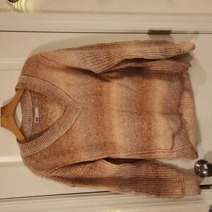 Sonoma pink stripped sweater